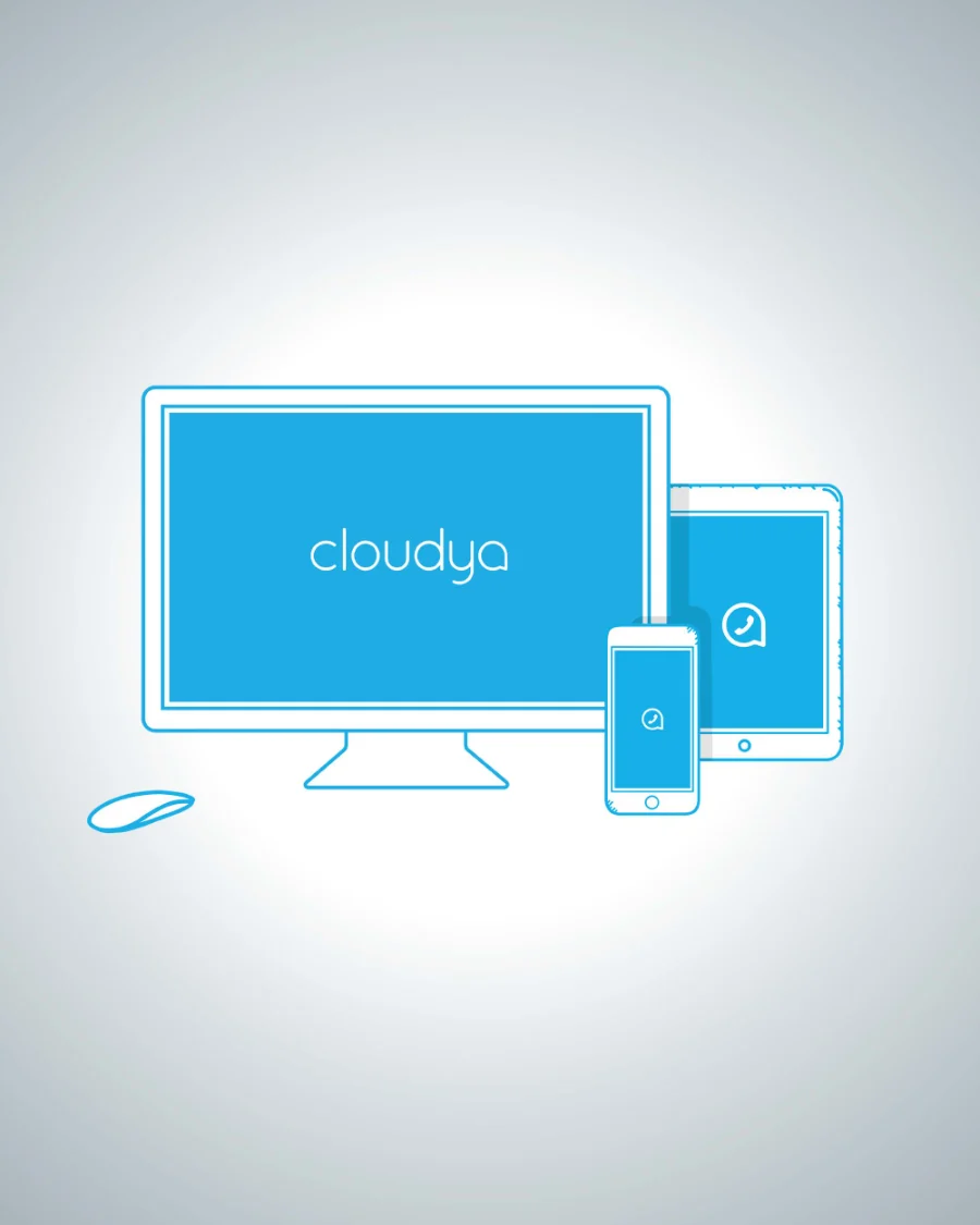 Cloudya auf Monitor, Tablet und Smartphone